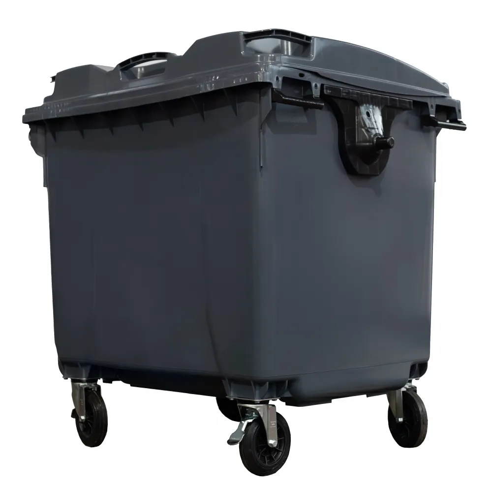 Container de Plástico Injetado 1000L Cinza