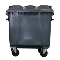 Container de Plástico Injetado 1000L Cinza - Foto 4