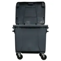 Container de Plástico Injetado 1000L Cinza - Foto 7
