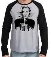 Camiseta manga longa Infantil ou Adulto Viúva Negra Vingadores avengers marvel - Foto 2