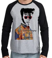 Camiseta manga longa Infantil ou Adulto Wolverine Hawaii logan x men marvel - Foto 2