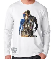 Camiseta manga longa Infantil ou Adulto X-men Wolverine Mistica - Foto 3