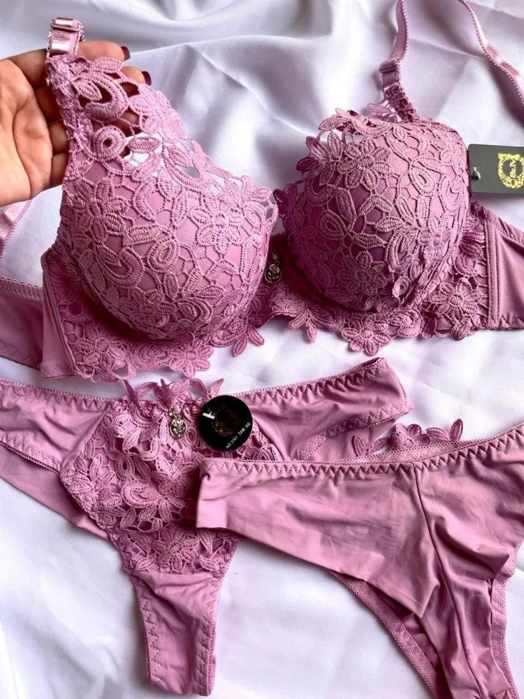 Conjunto Lingerie Luxo Angelina Imagem