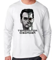Camiseta manga longa Infantil ou Adulto Bolsonaro exterminador futuro - Foto 2