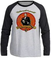 Camiseta manga longa Infantil ou Adulto Bolsonaro Looney Tunes - Foto 3