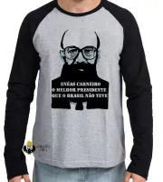 Camiseta manga longa Infantil ou Adulto Enéas Carneiro direita Brasil - Foto 3