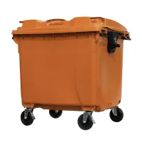 Container de Plástico Injetado 1000L  Marrom - Foto 4