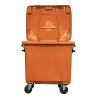 Container de Plástico Injetado 1000L  Marrom - Foto 3