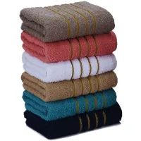 Kit 5 Toalhas de Banho Grossas Banhão 70 X 140 Montreal Beka Alta Absorção - Foto 2