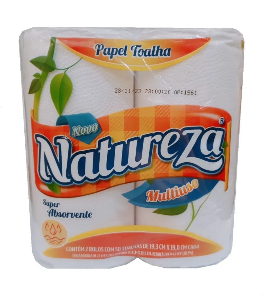 Toalha de Cozinha Natureza 16X2un