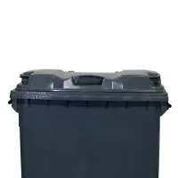 Container de Lixo ou Lixeira  Gruplast em Plástico  1000L Cinza - Foto 2