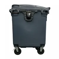 Container de Lixo ou Lixeira  Gruplast em Plástico  1000L Cinza - Foto 3