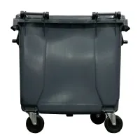 Container de Lixo ou Lixeira  Gruplast em Plástico  1000L Cinza - Foto 5