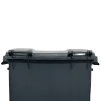 Container de Lixo ou Lixeira  Gruplast em Plástico  1000L Cinza - Foto 6