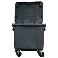 Container de Lixo ou Lixeira  Gruplast em Plástico  1000L Cinza - Foto 7