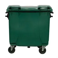 Container de Lixo ou Lixeira  Gruplast em Plástico  1000L Verde - Foto 3