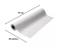 Lençol Hospitalar Branco Simples 70X50cm C/6 - Foto 2