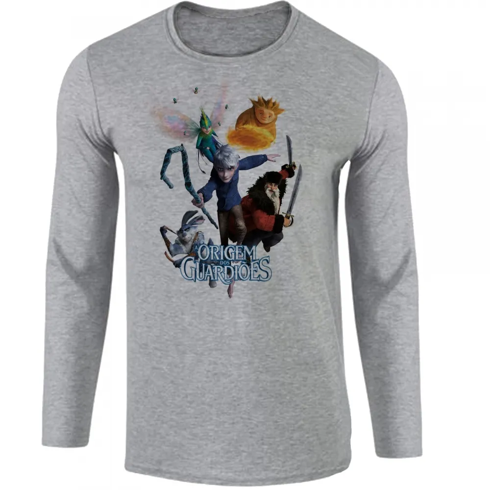 Camiseta manga longa Infantil ou Adulto A Origem dos Guardiões