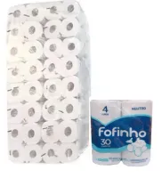 Papel Higiênico Fofinho Folha Simples Fardo 16X4un - Foto 2