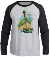 Camiseta manga longa Infantil ou Adulto A Princesa e o Sapo - Foto 3