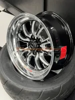 RODA SSR SPIKE POLIDA 15x7 5X114 - JEGS (PAR) - FRETE A COBRAR NO DESTINO  - Foto 3