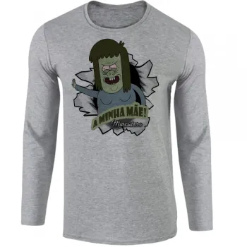 Camiseta manga longa Infantil ou Adulto Apenas um show Musculoso