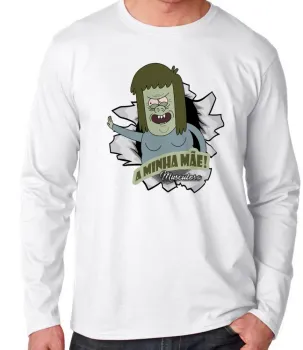 Camiseta manga longa Infantil ou Adulto Apenas um show Musculoso - Foto 2