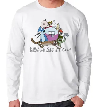 Camiseta manga longa Infantil ou Adulto Apenas um show regular - Foto 2