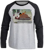 Camiseta manga longa Infantil ou Adulto Balu urso mogli menino lobo disney - Foto 3