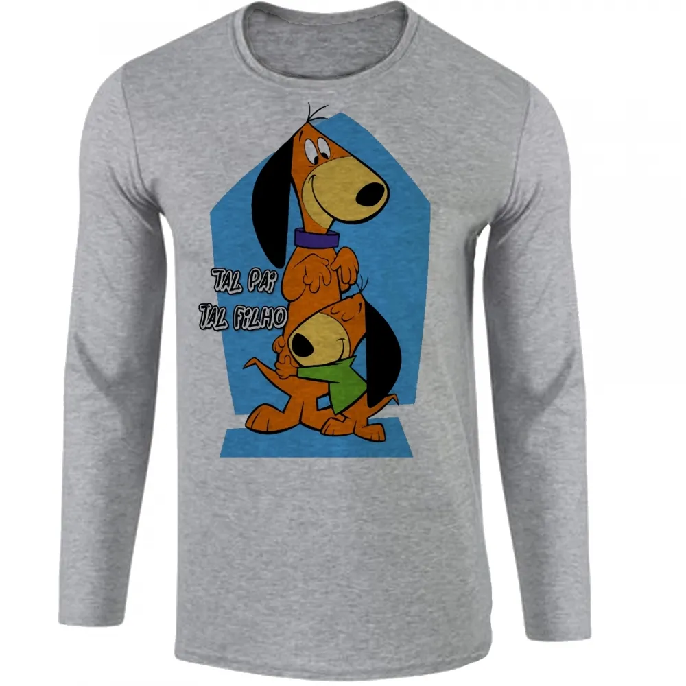 Camiseta manga longa Infantil ou Adulto Bibo pai bob filho tal