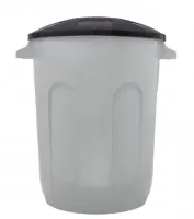 Lixeira 93l Colorida Com Tampa Jaguar 1UN - Foto 2