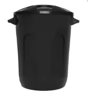 Lixeira 93l Colorida Com Tampa Jaguar 1UN - Foto 3