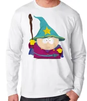 Camiseta manga longa Infantil ou Adulto cartman south park desenho cartoon - Foto 3