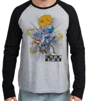 Camiseta manga longa Infantil ou Adulto Cartoon Network personagens desenho - Foto 2