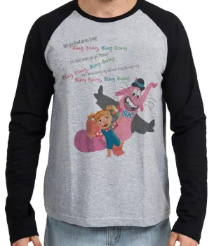 Camiseta manga longa Infantil ou Adulto Divertidamente Elefante Bing Bong - Foto 2