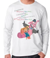 Camiseta manga longa Infantil ou Adulto Divertidamente Elefante Bing Bong - Foto 3
