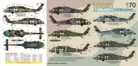 Decalque H-60 Blackhawk 1/48 Fcm 48070 Decal Plastimodelismo - Foto 2
