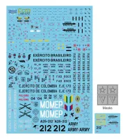 Decalque H-60 Blackhawk 1/48 Fcm 48070 Decal Plastimodelismo - Foto 3