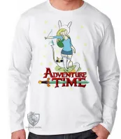 Camiseta manga longa Infantil ou Adulto Fiona Hora da Aventura - Foto 2