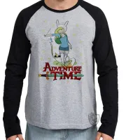 Camiseta manga longa Infantil ou Adulto Fiona Hora da Aventura - Foto 3