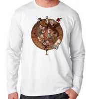 Camiseta manga longa Infantil ou Adulto Gravity Falls círculo todos - Foto 3
