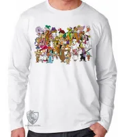 Camiseta manga longa Infantil ou Adulto Hanna barbera personagens bob catatau touche - Foto 3