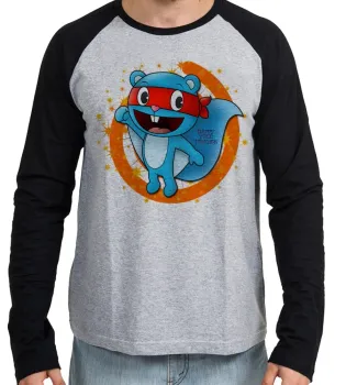 Camiseta manga longa Infantil ou Adulto Happy Tree Friends Splendid - Foto 2