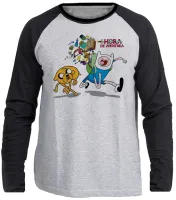 Camiseta manga longa Infantil ou Adulto hora de aventura adventure time - Foto 3
