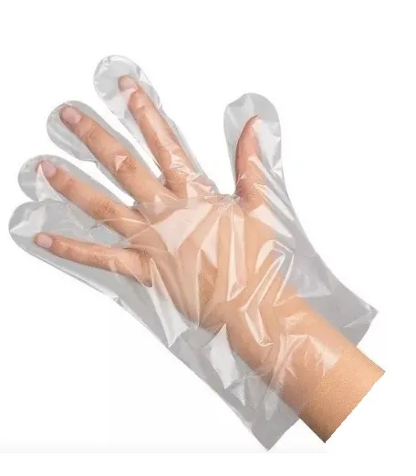 Luva Plástica Descartável  C/100