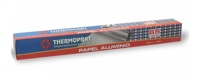Papel Alumínio 45X65m Thermoprat C/6