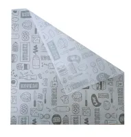 Papel Acoplado Para Lanche 40X40cm Com Película Dalpack C/400 - Foto 2