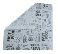 Papel Acoplado Para Lanche 40X40cm Resinado Kambé C/400 - Foto 2
