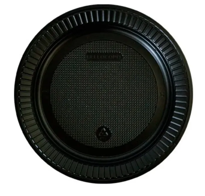 Prato Sobremesa 15cm Preto Bellocopo C/500