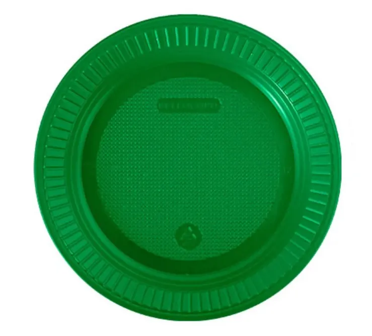 Prato Sobremesa 15cm Verde Bellocopo C/500
